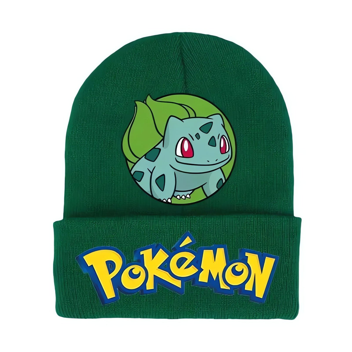Pokémon winter beanie hat – Bulbasaur Green