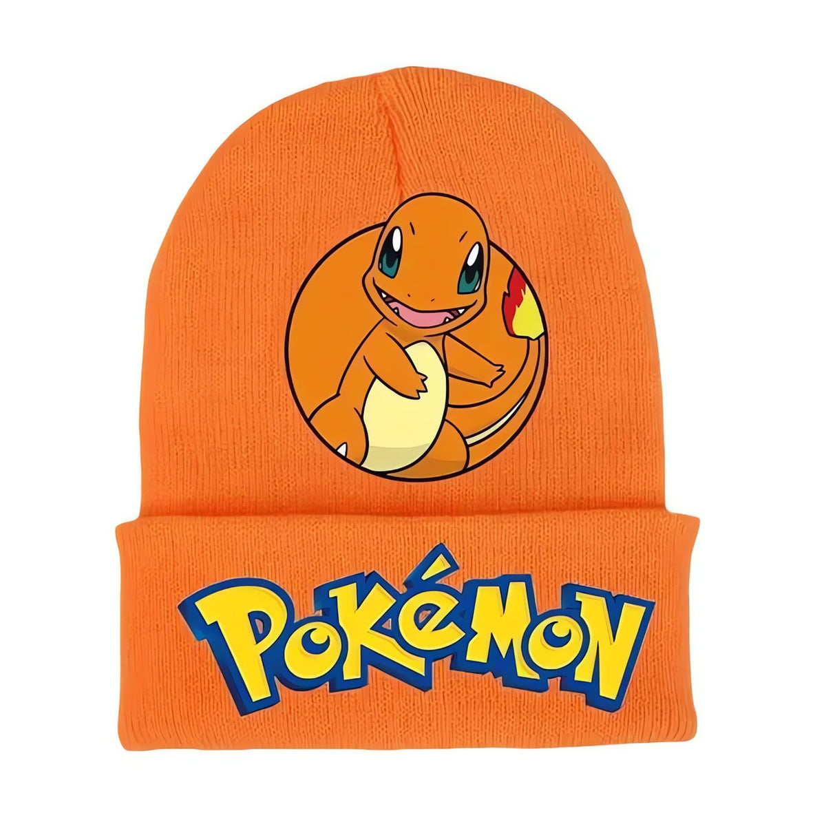 Pokémon winter beanie hat – Charmander Orange