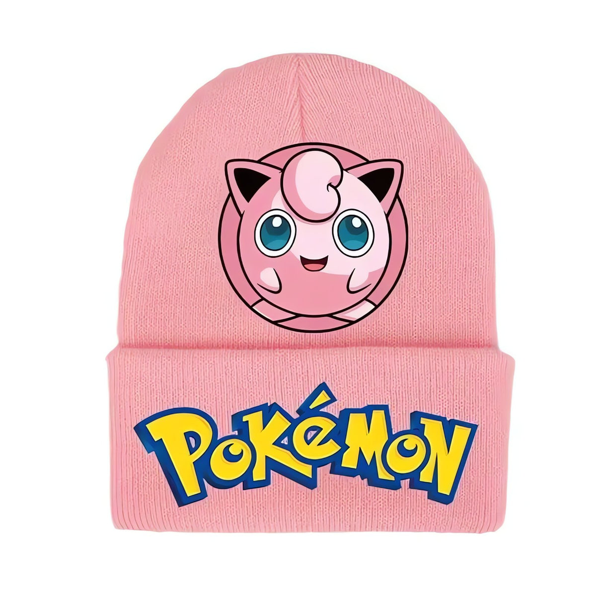 Pokémon winter beanie hat – Jigglypuff Pink