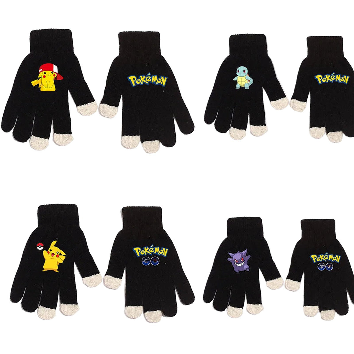 Pokémon winter gloves for adults