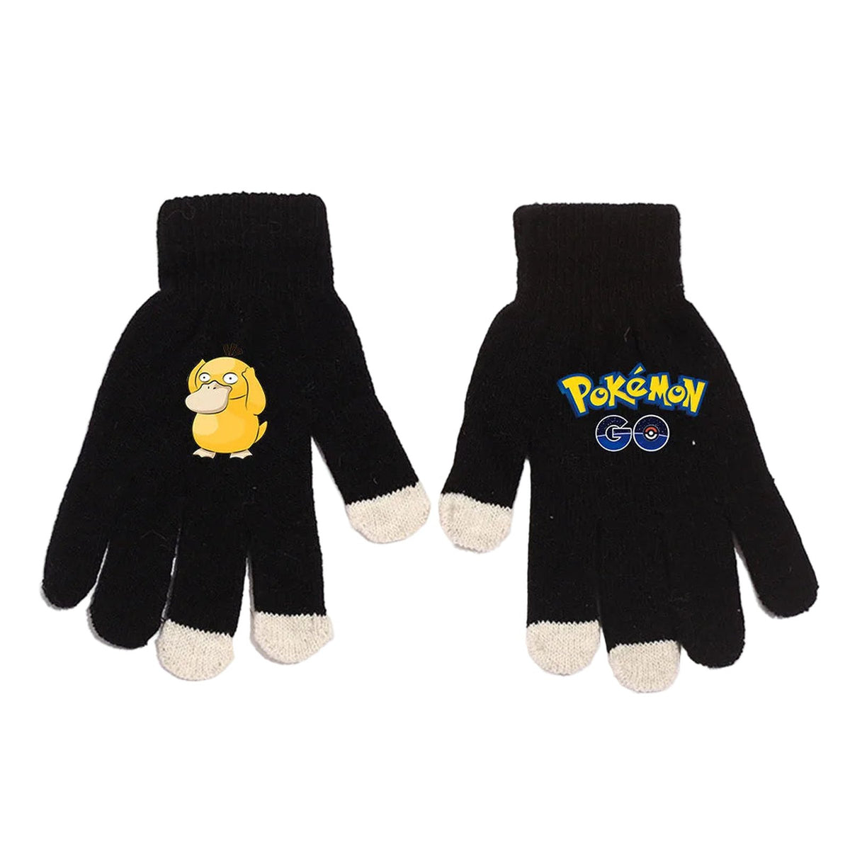 Pokémon winter gloves for adults – Psyduck Pokémon GO