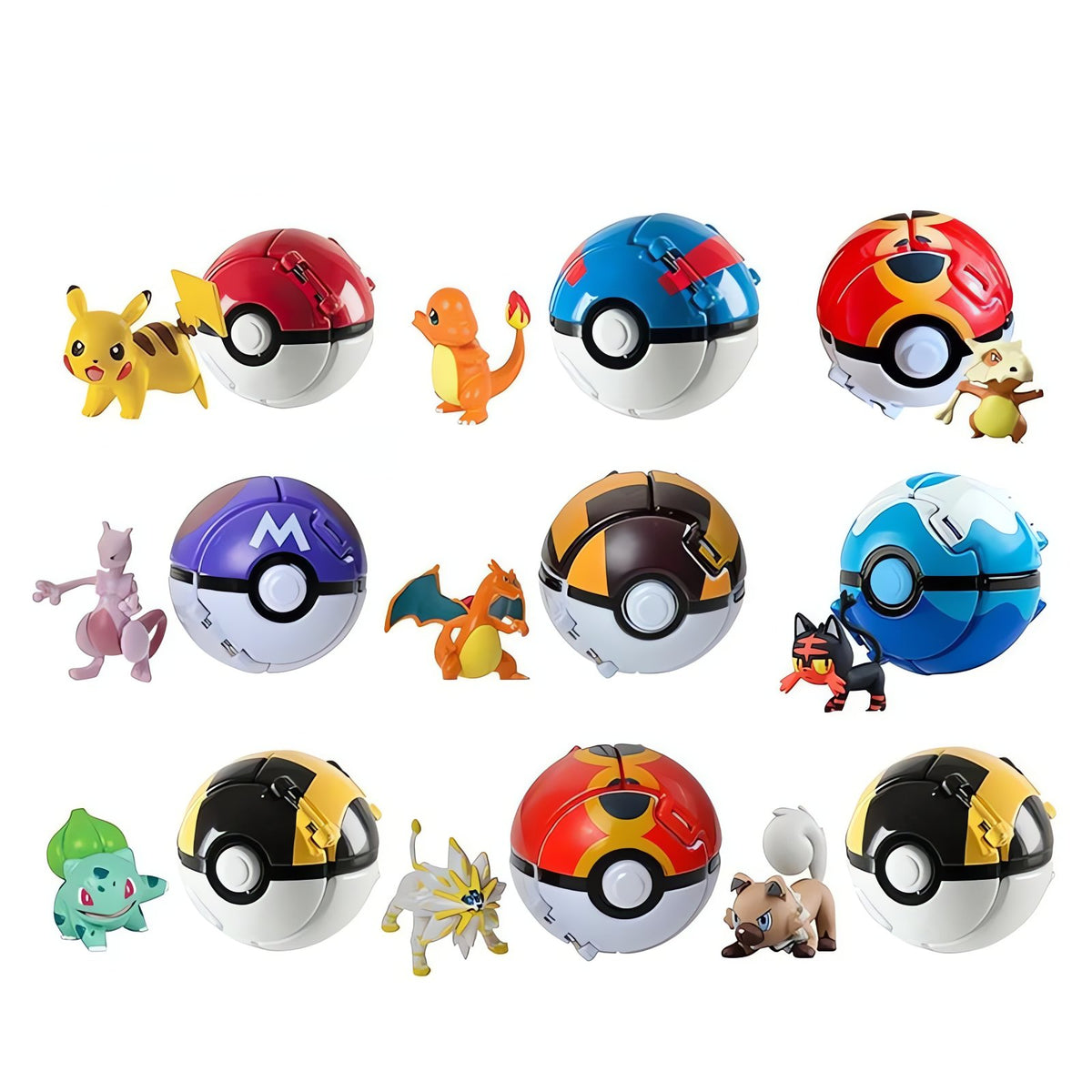 Pop 'N' Throw Poké Ball with Pokémon figure