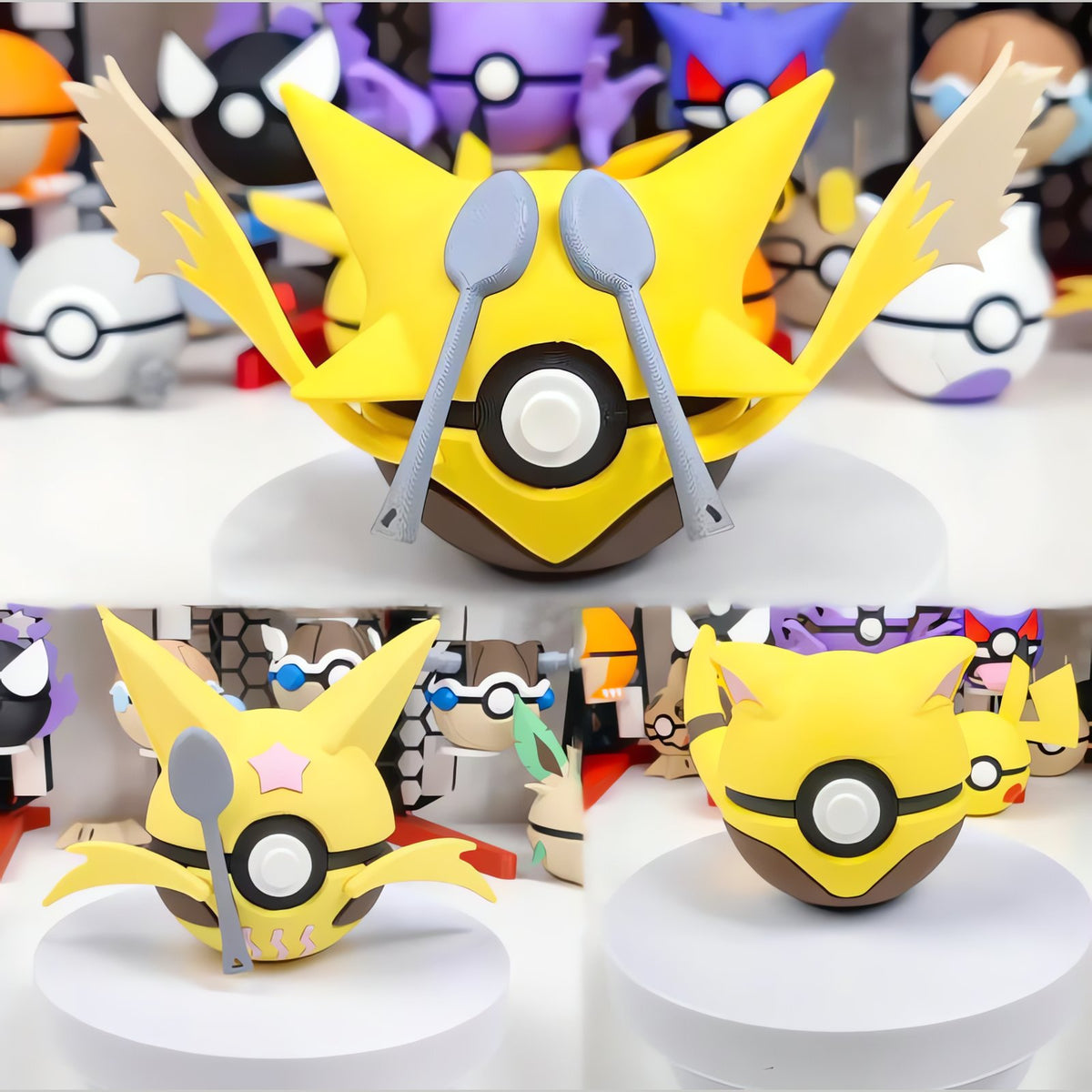 Premium Poké Ball in Abra, Kadabra and Alakazam designs