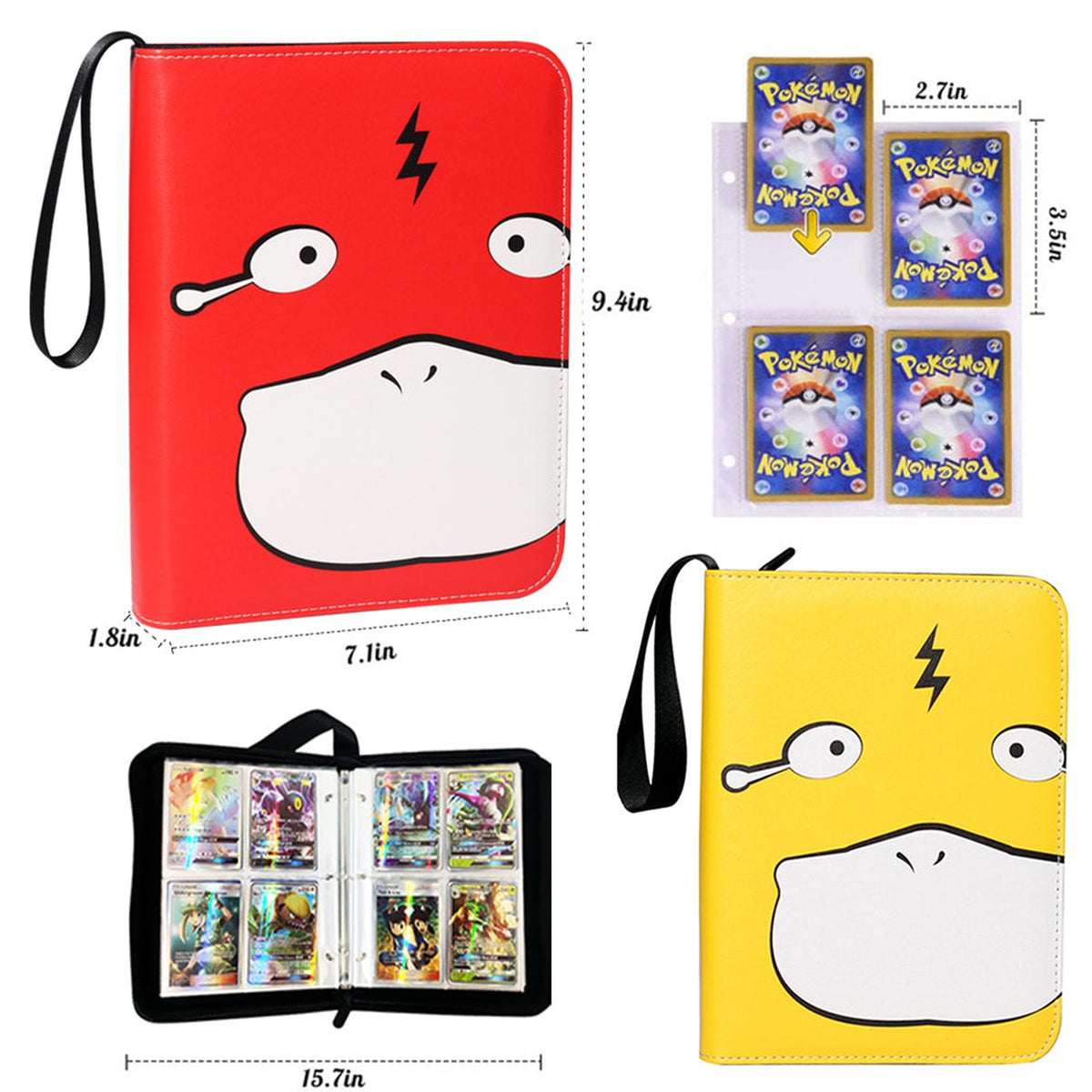 Psyduck zipped Pokémon card case – photo 2