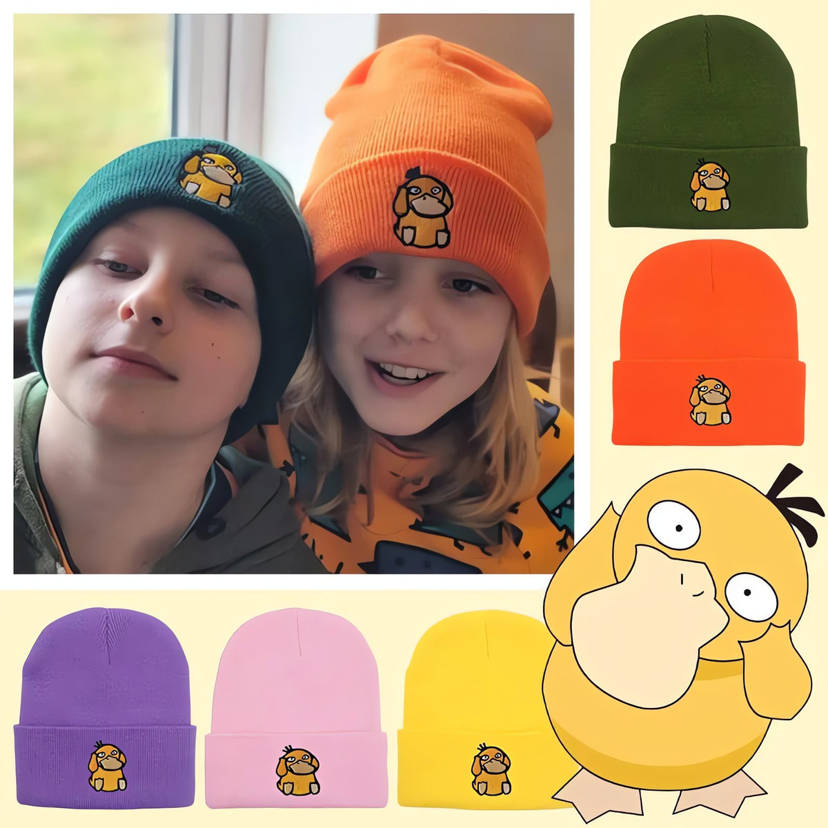 Psyduck winter beanie hat – photo 2