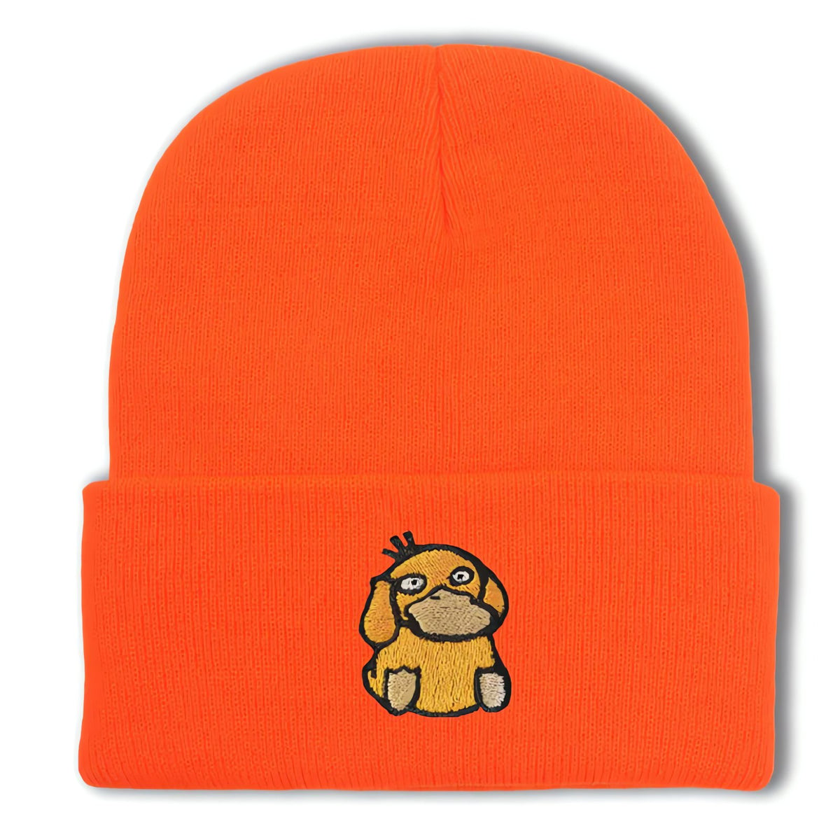 Psyduck winter beanie hat – Orange