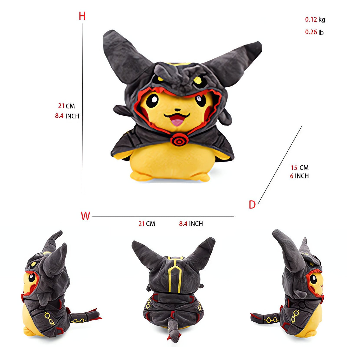 Rayquaza plush toy – Pikachu Black B
