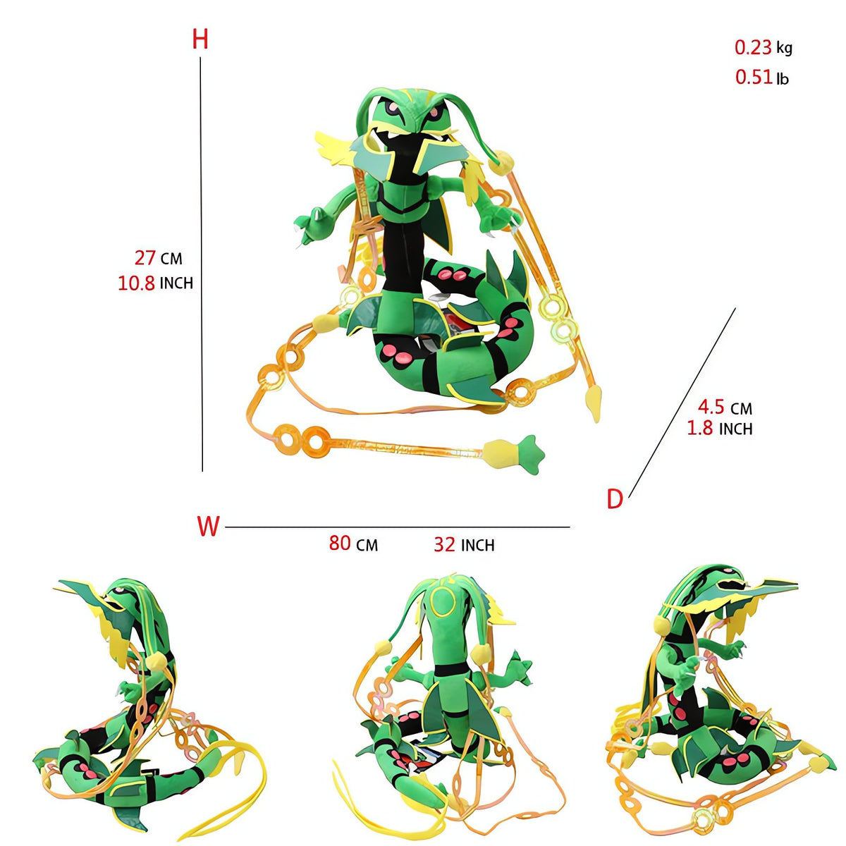 Rayquaza plush toy
