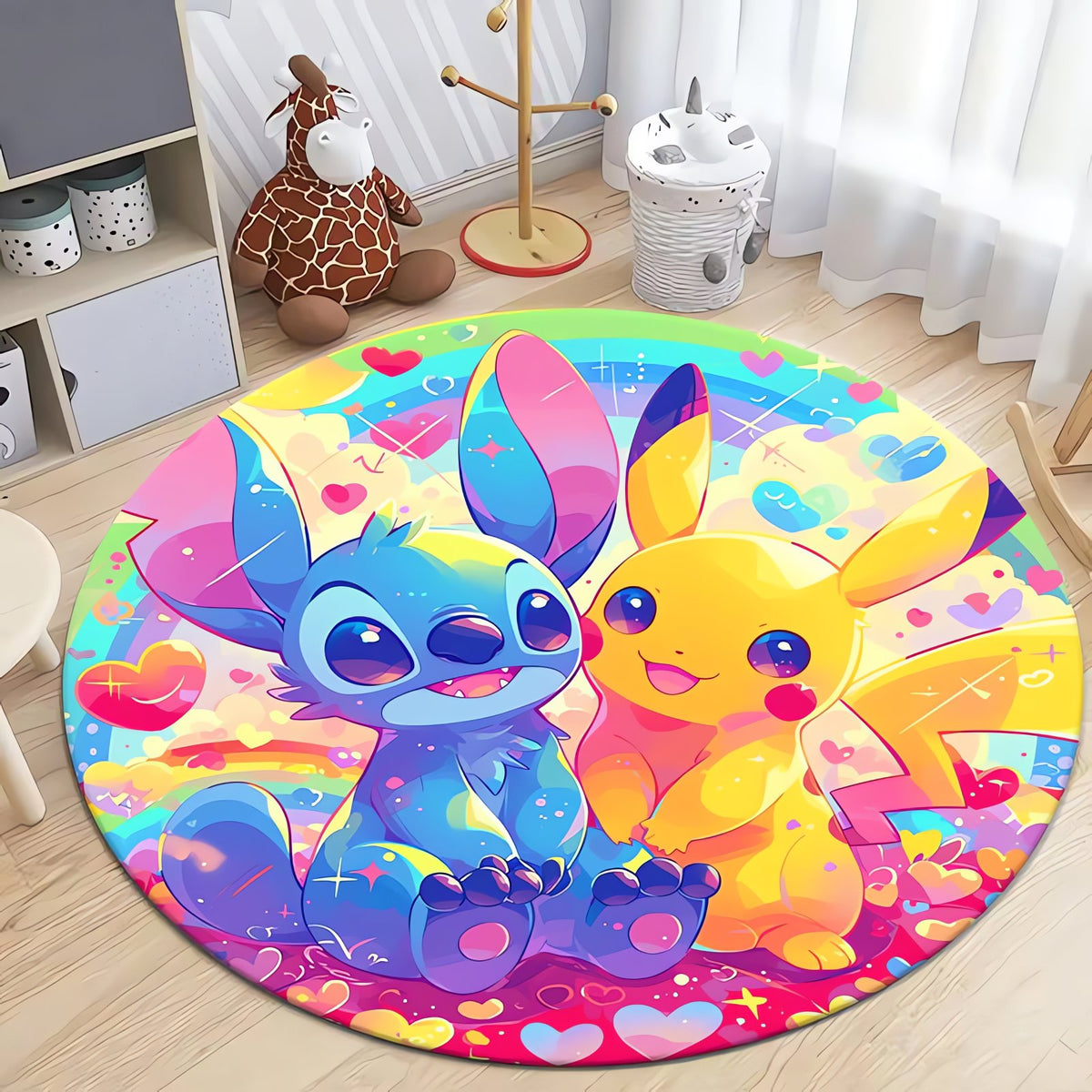 Round Pikachu rug – 10
