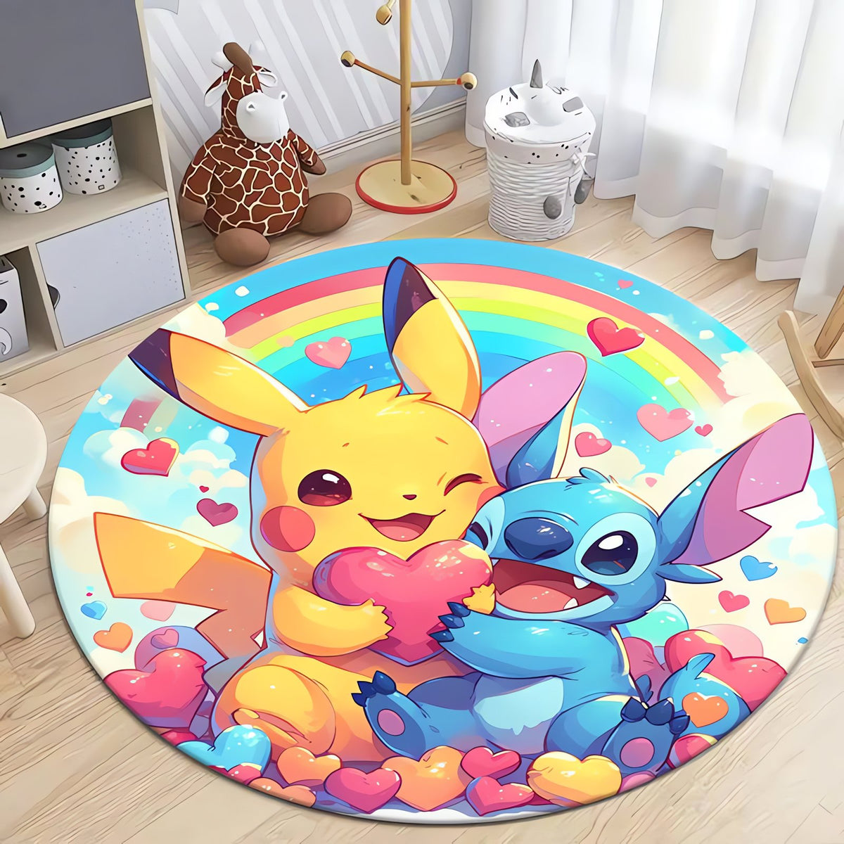 Round Pikachu rug – 11