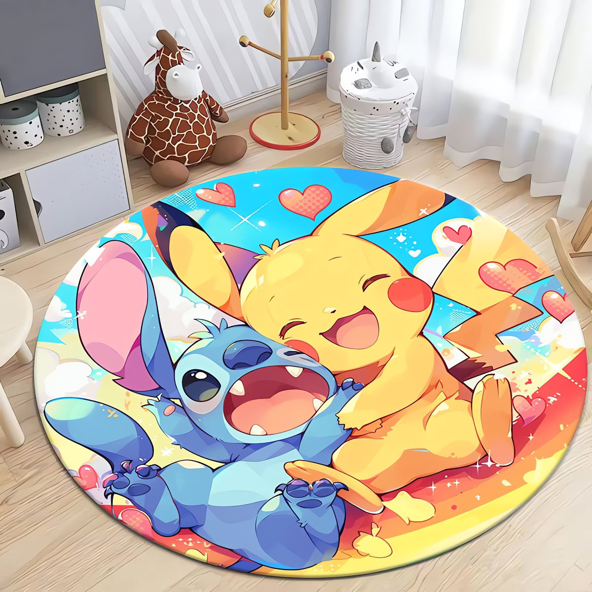 Round Pikachu rug – 2