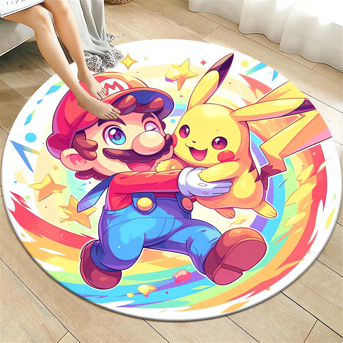Round Pikachu rug – photo 4