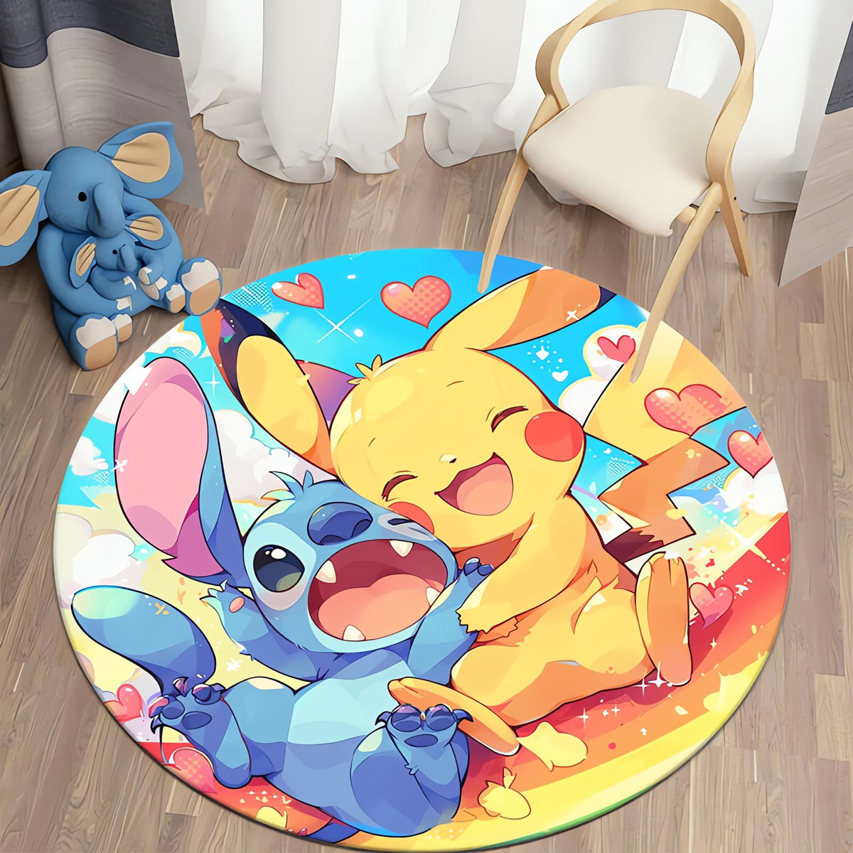 Round Pikachu rug – photo 5