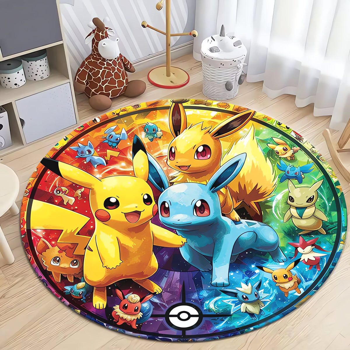 Round Pikachu rug – 5
