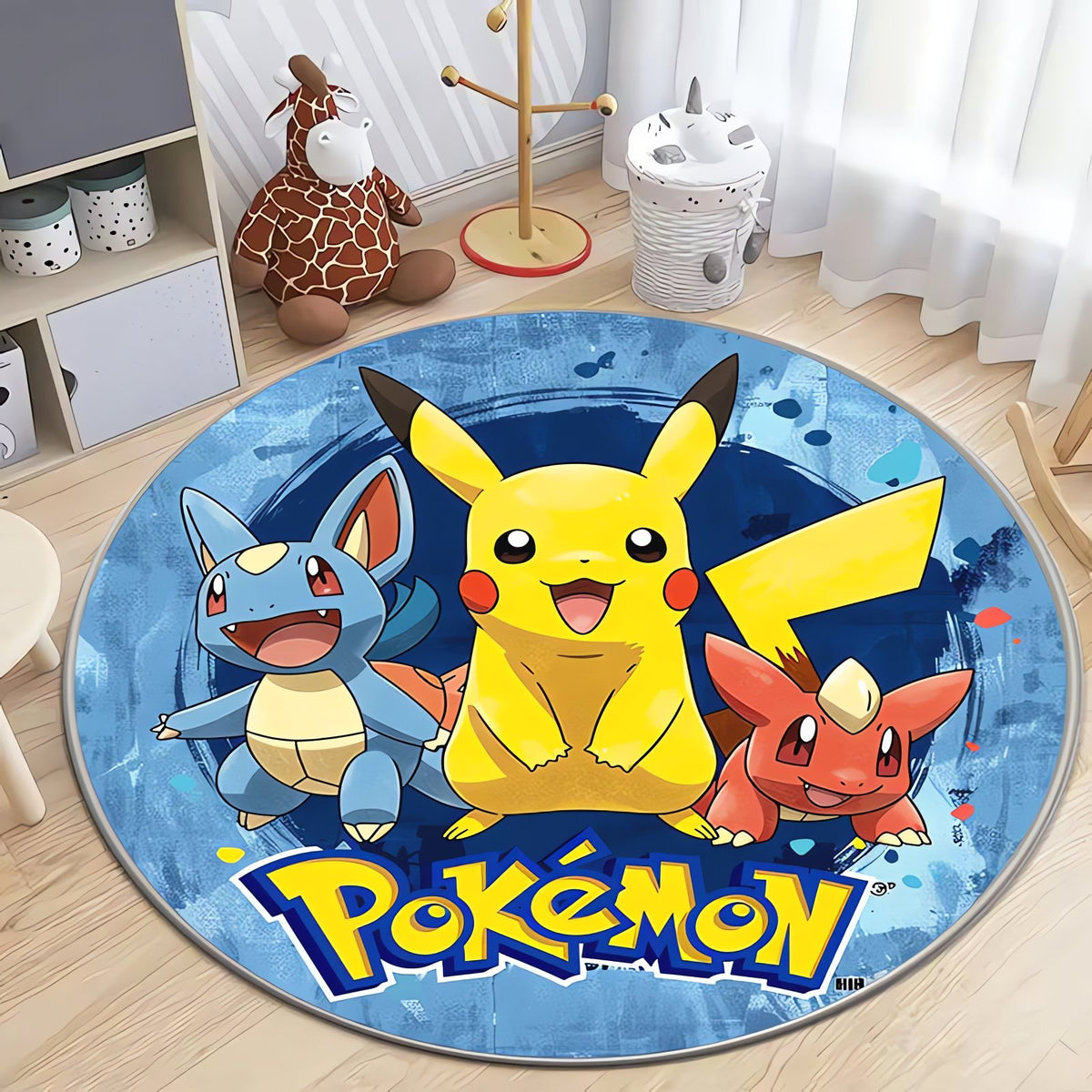 Round Pikachu rug – 6