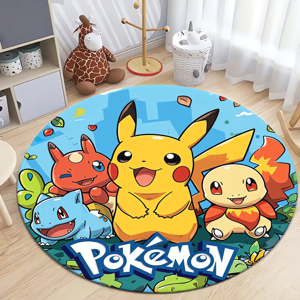 Round Pikachu rug – 7