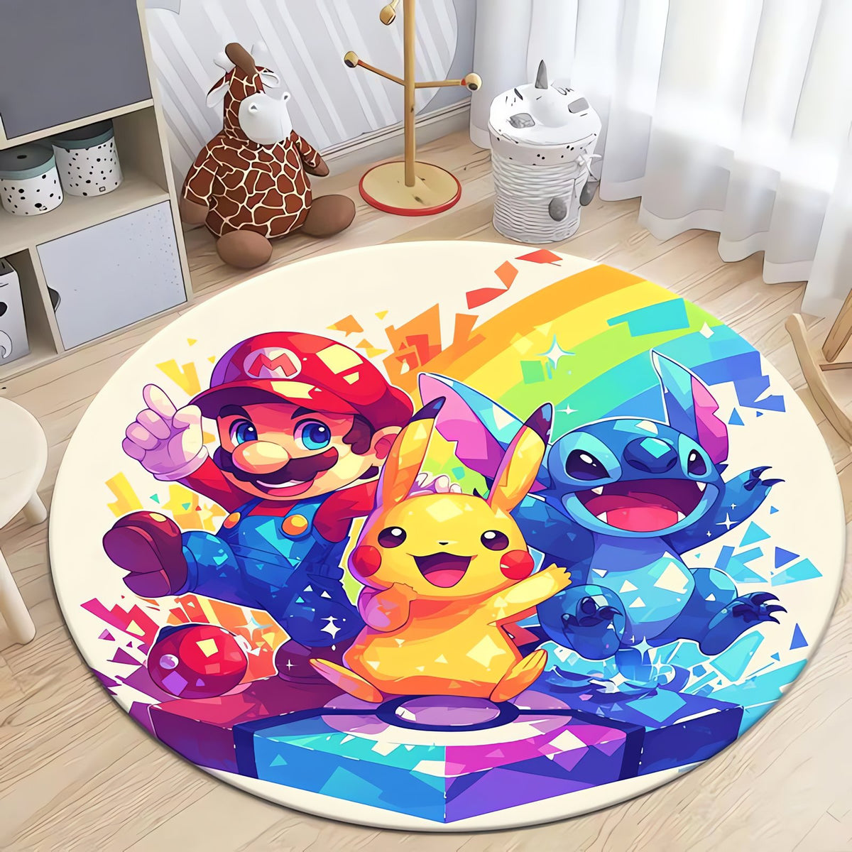 Round Pikachu rug – 8