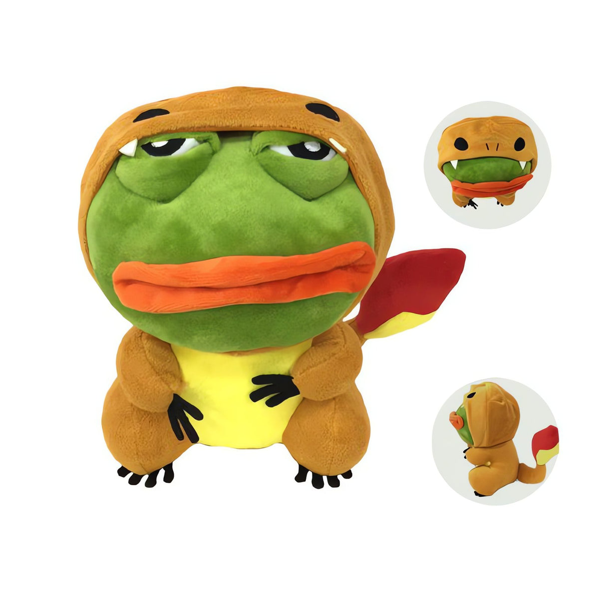 Sad Frog plush dressed in a Pokémon costume – photo 10