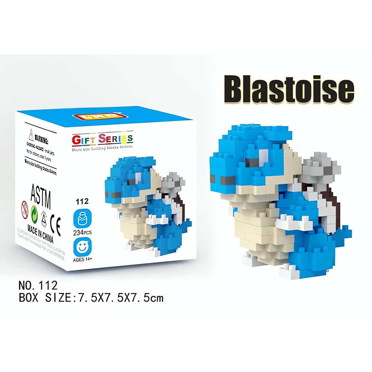 Small Pokémon building block figures – Blastoise