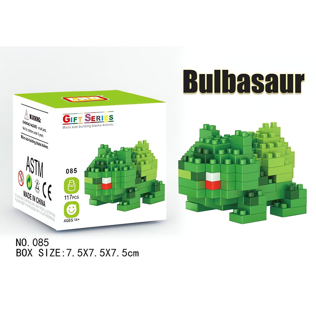 Small Pokémon building block figures – Bulbasaur