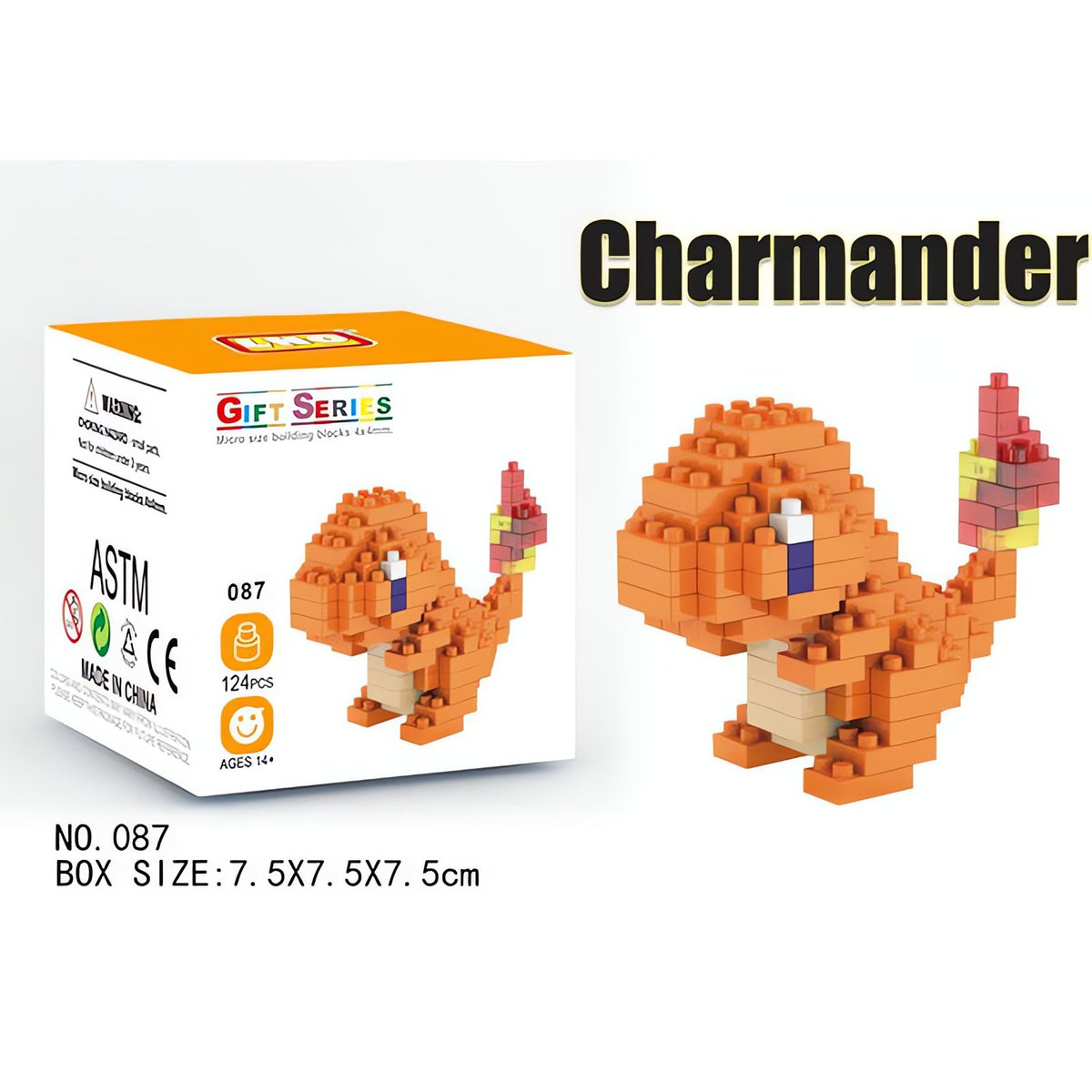 Small Pokémon building block figures – Charmander
