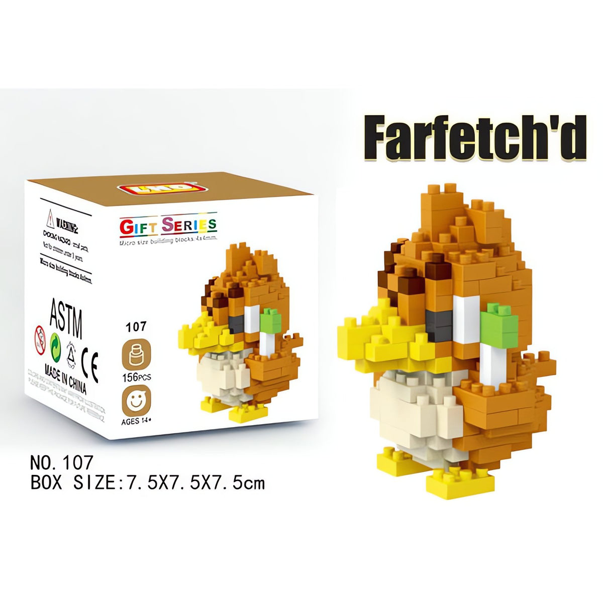 Small Pokémon building block figures – Farfetch'd