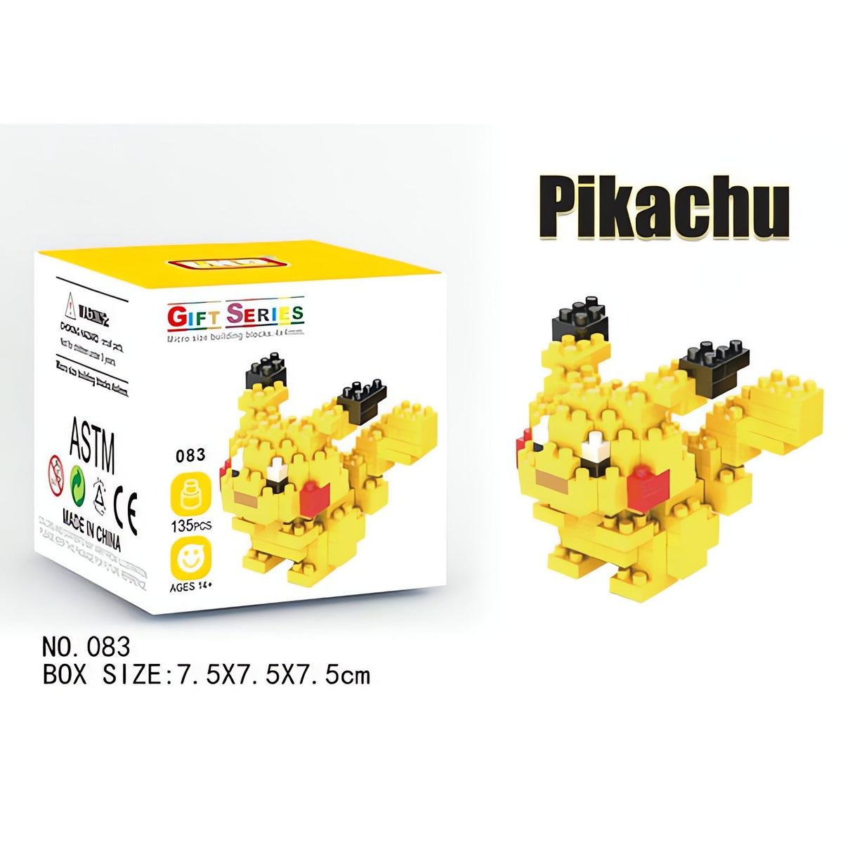 Small Pokémon building block figures – Pikachu