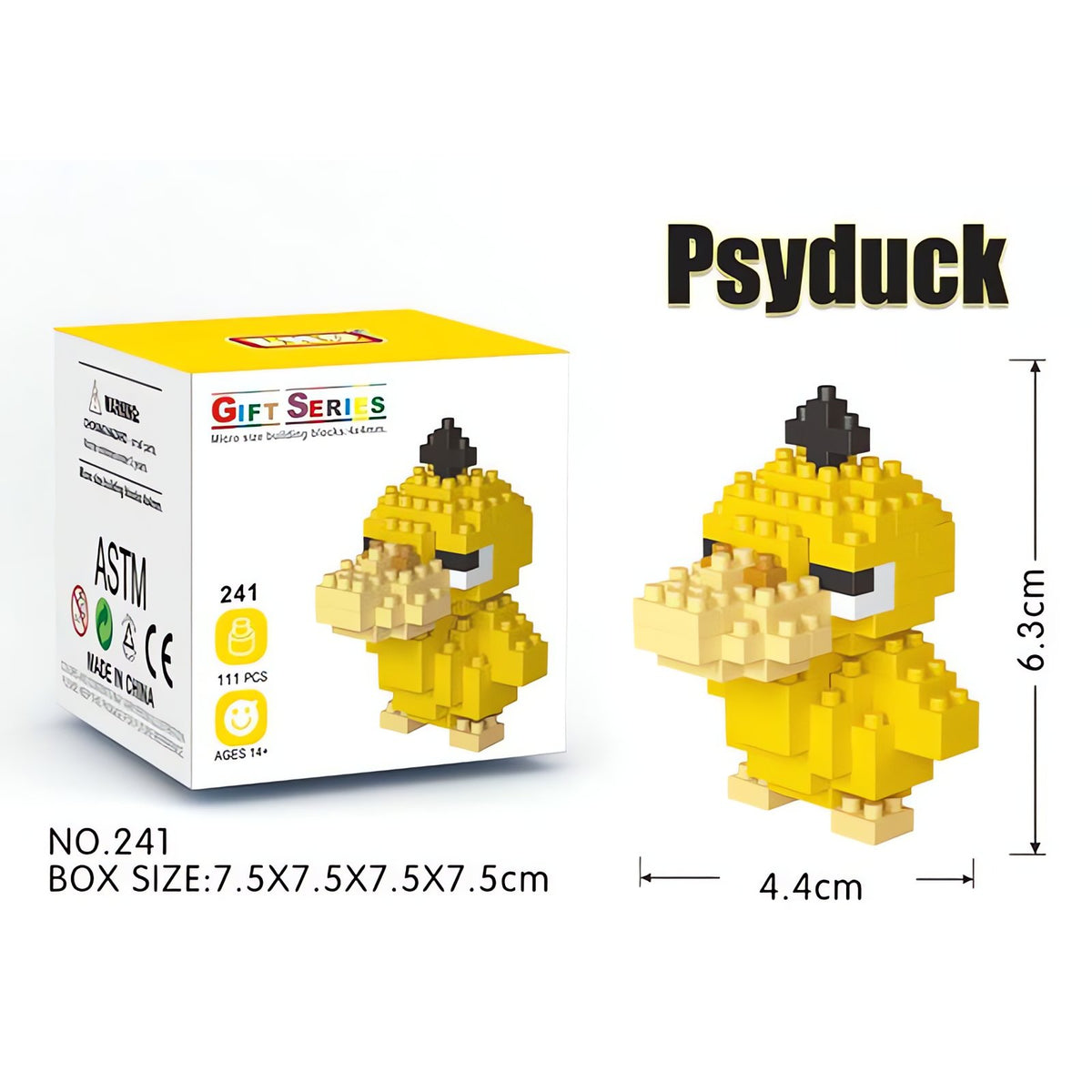 Small Pokémon building block figures – Psyduck