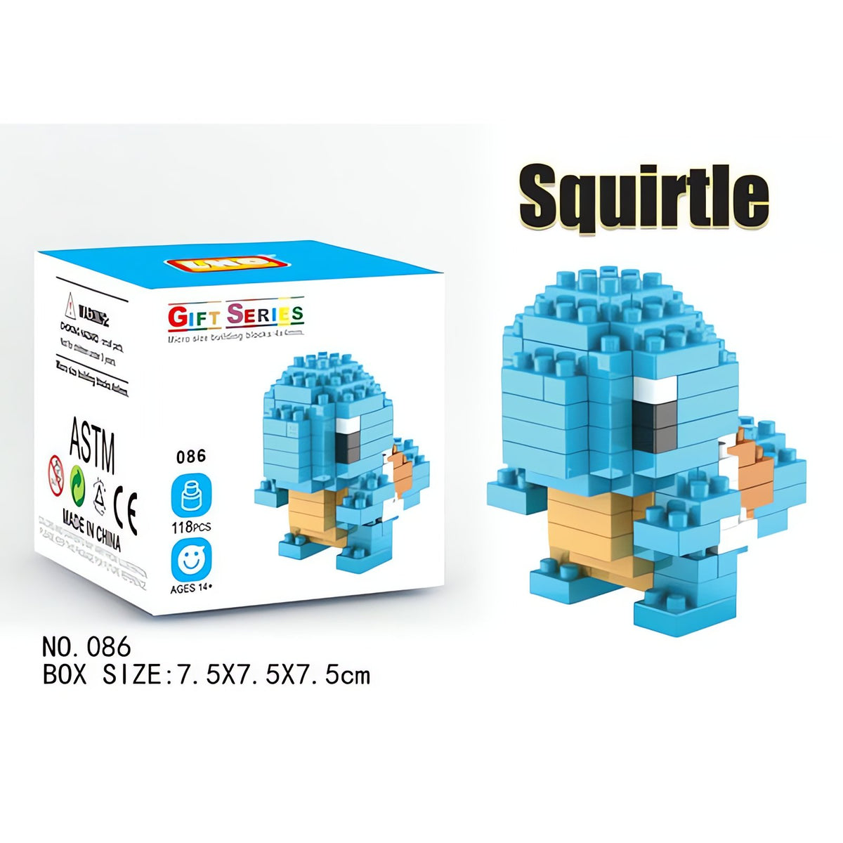 Small Pokémon building block figures – Squirtle