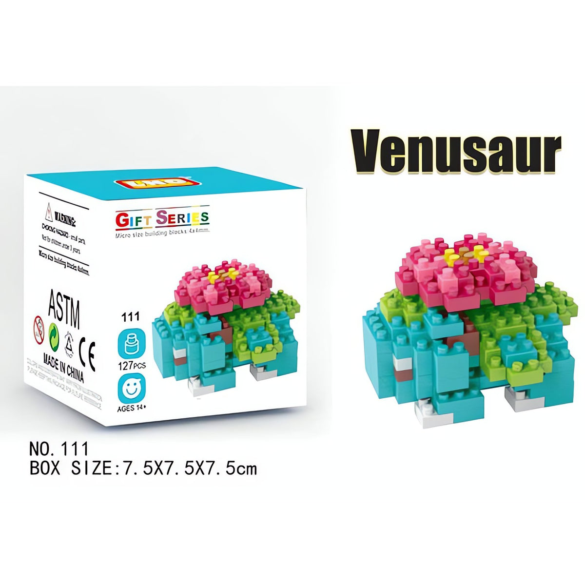 Small Pokémon building block figures – Venusaur