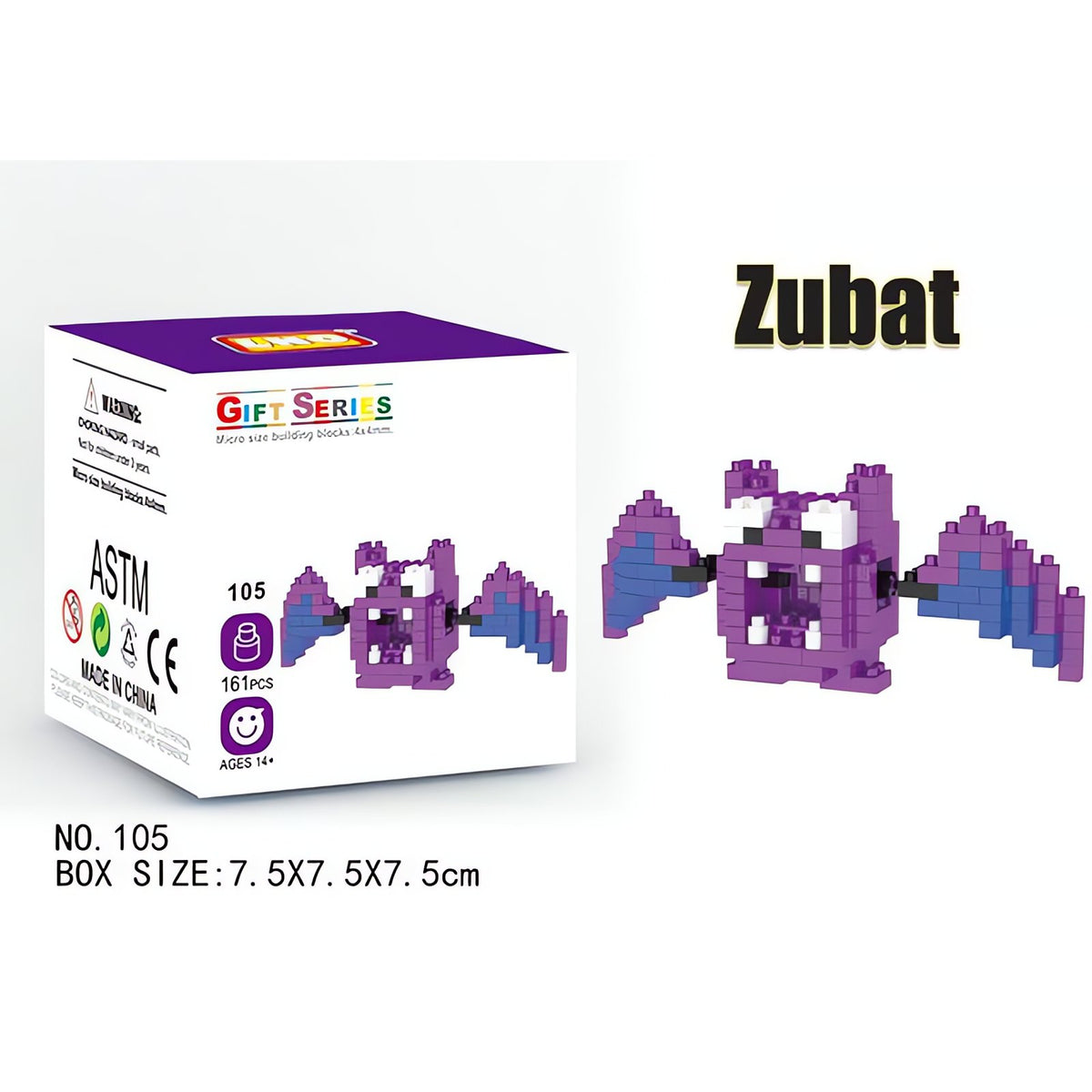 Small Pokémon building block figures – Zubat