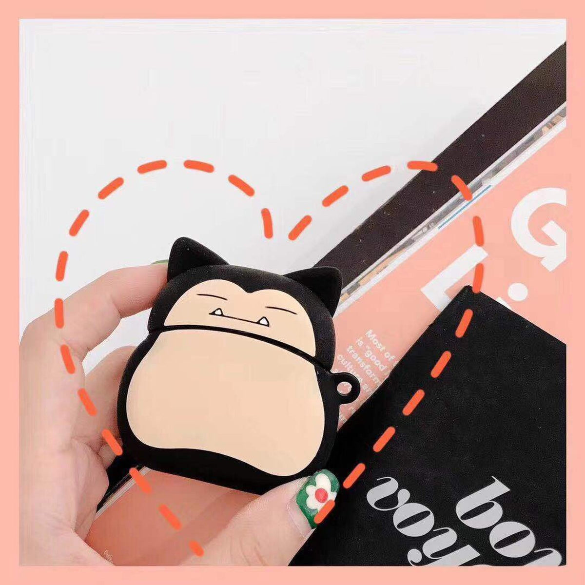 Snorlax silicone AirPods case – photo 2