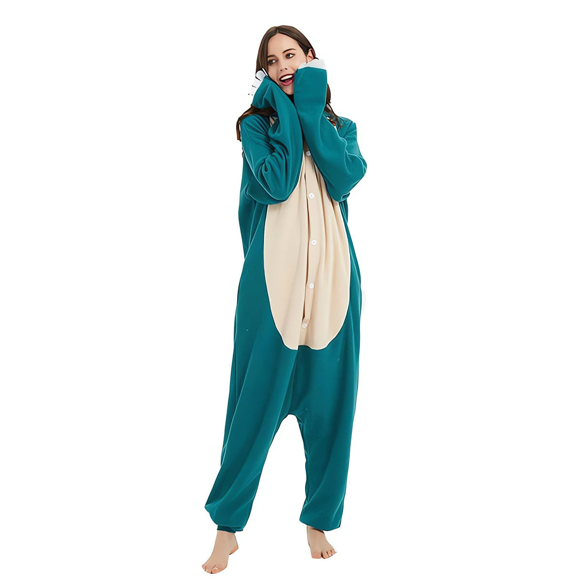 Snorlax onesie costume in fleece – photo 4