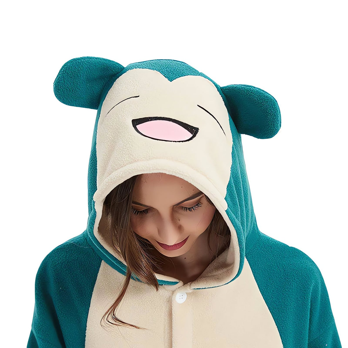 Snorlax onesie costume in fleece – photo 5