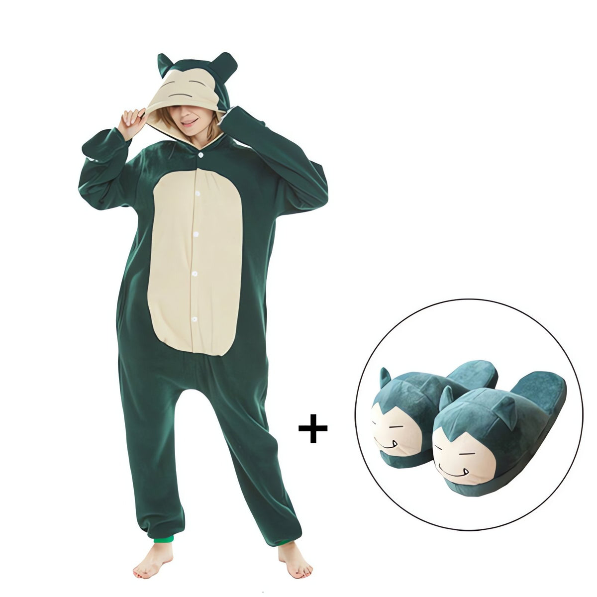 Snorlax onesie pyjamas with hood