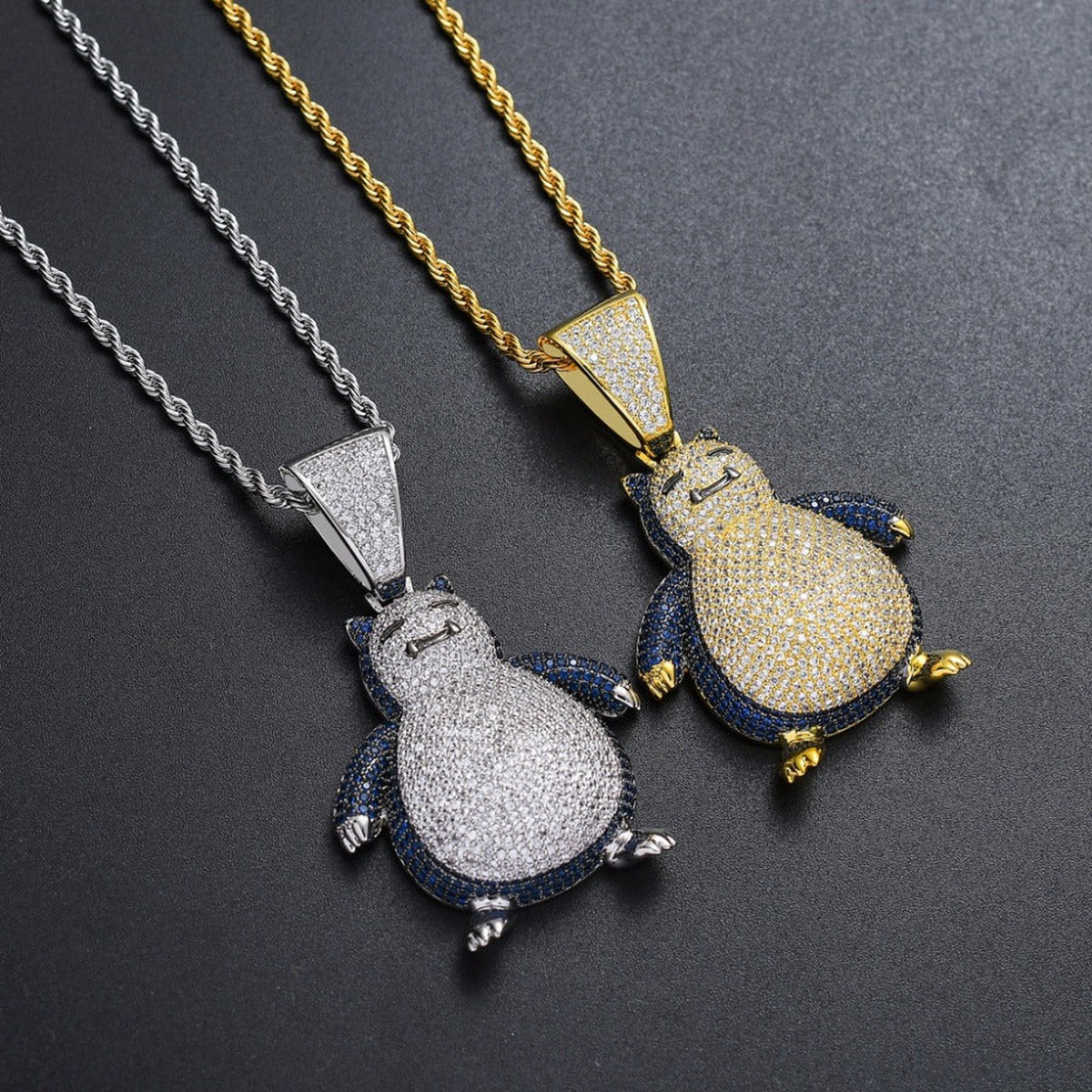 Snorlax pendant necklace on 60cm chain – photo 2