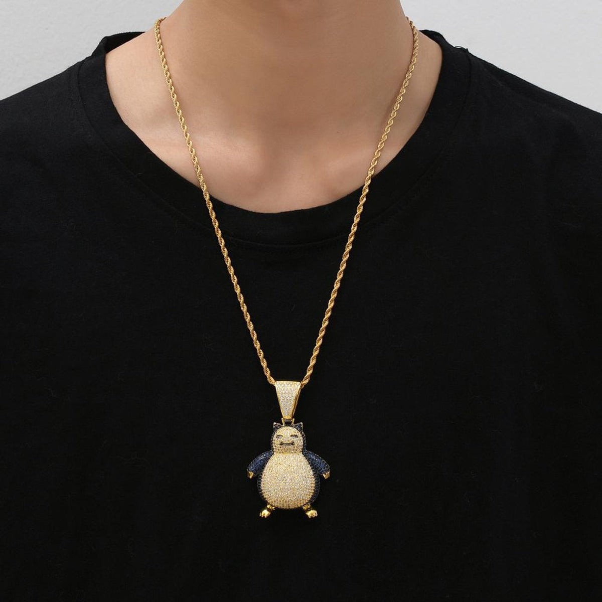 Snorlax pendant necklace on 60cm chain – photo 3