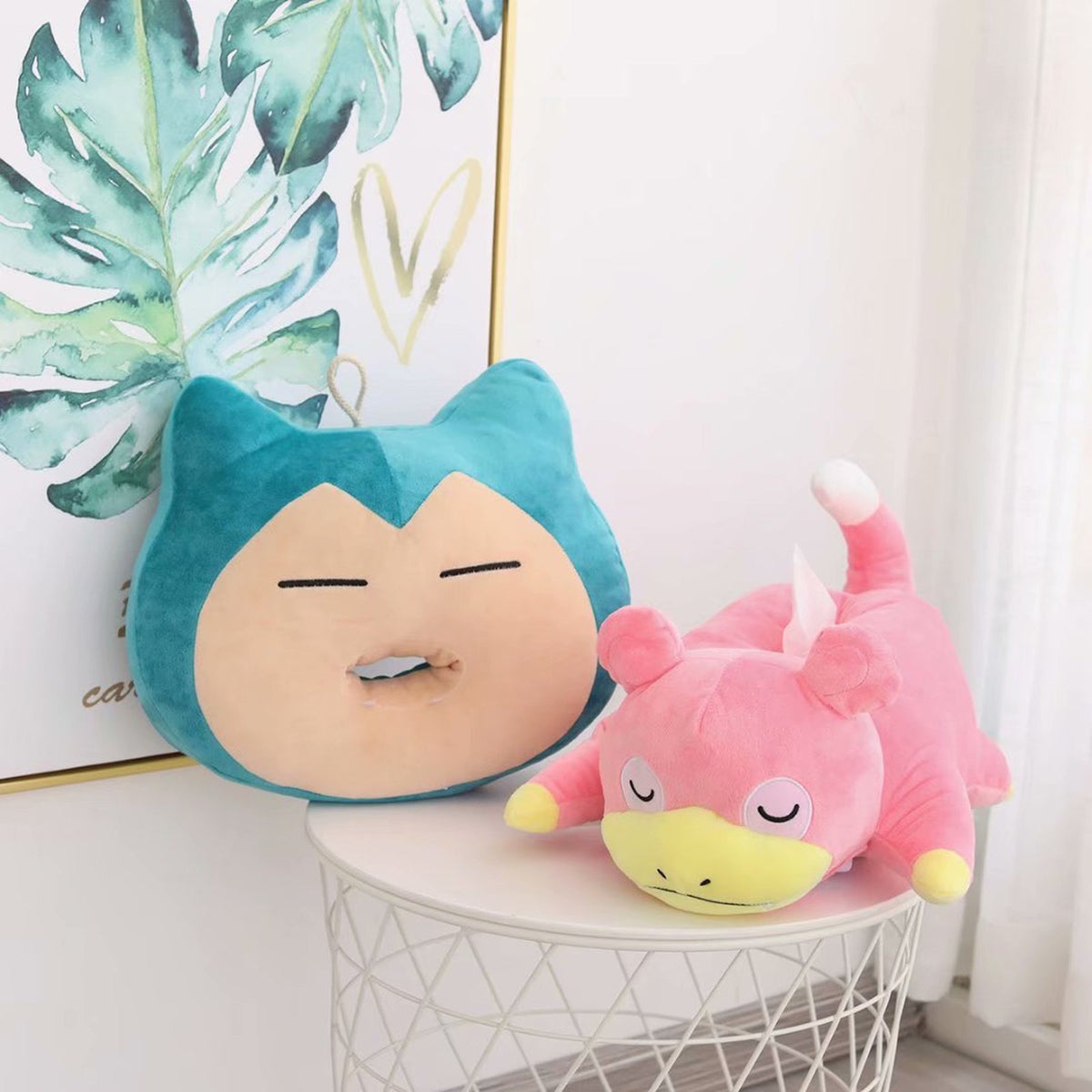 Snorlax plush tissue dispenser, 35cm