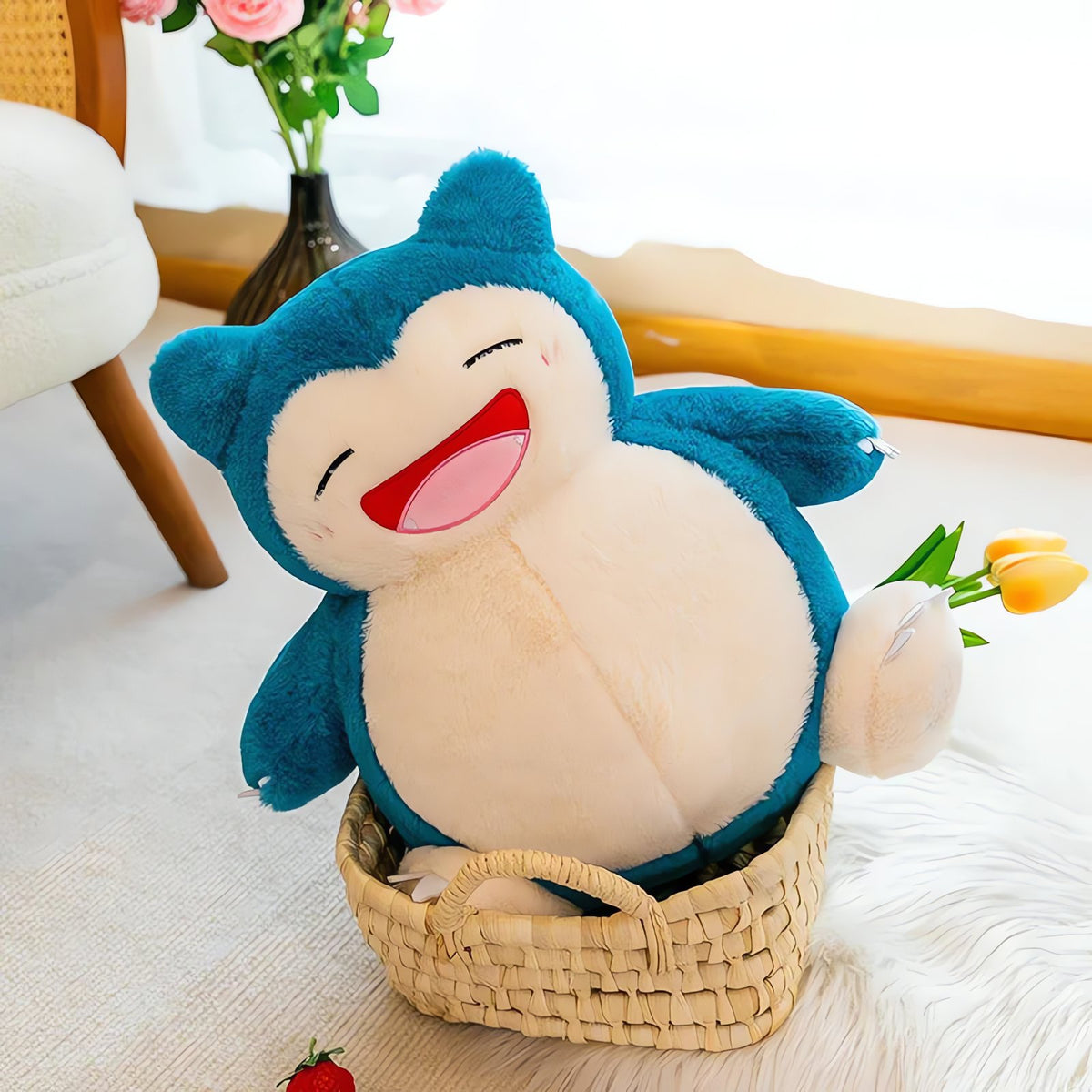 Snorlax plush toy, 30cm – photo 3