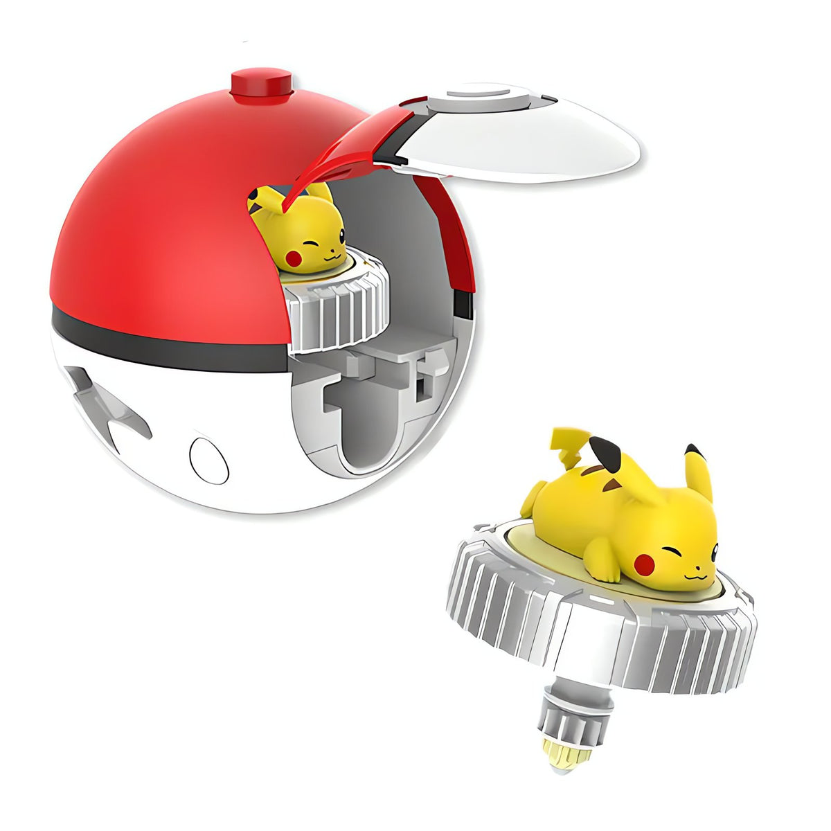 Spinning Poké Ball toy with a Pokémon figure – photo 6