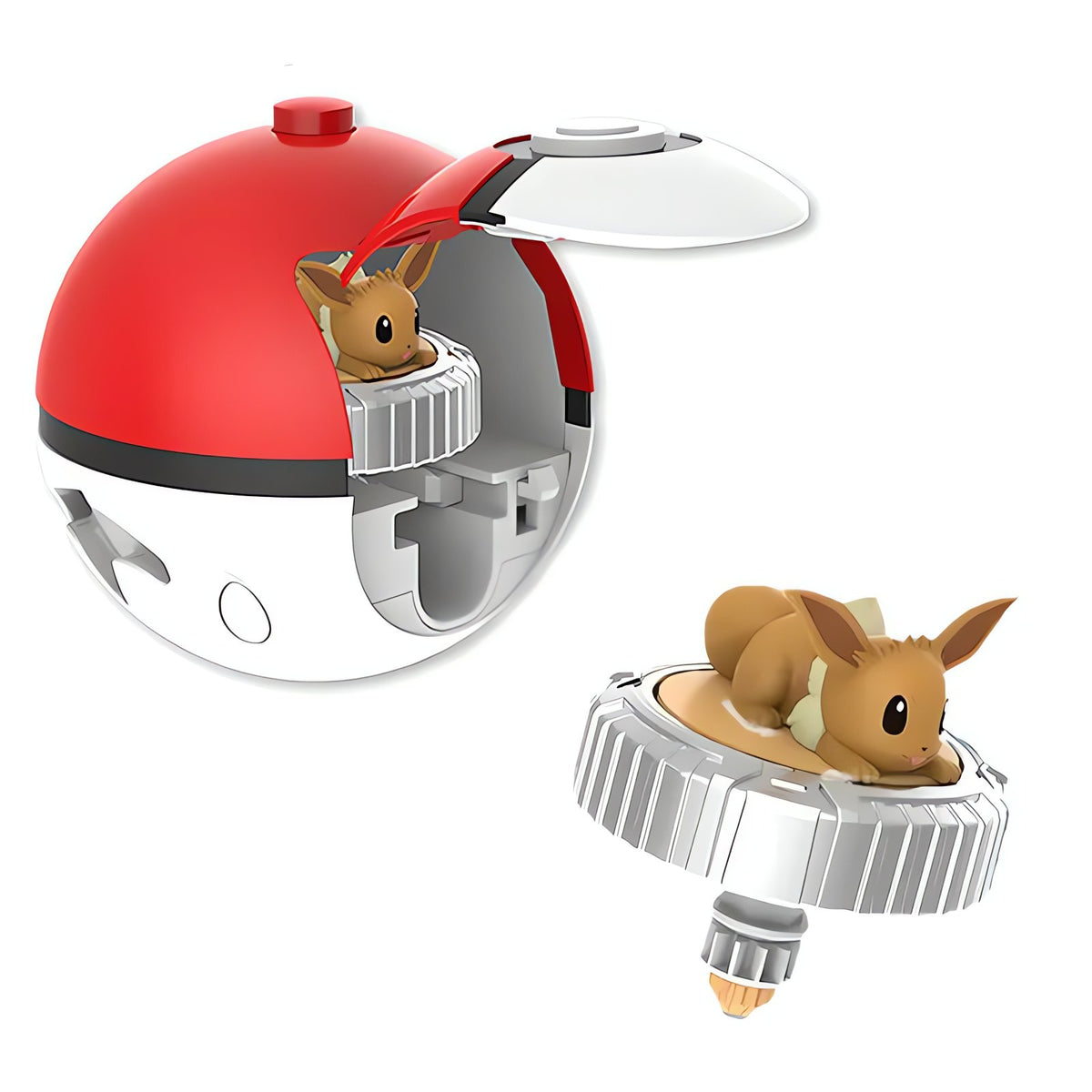 Spinning Poké Ball toy with a Pokémon figure – photo 8