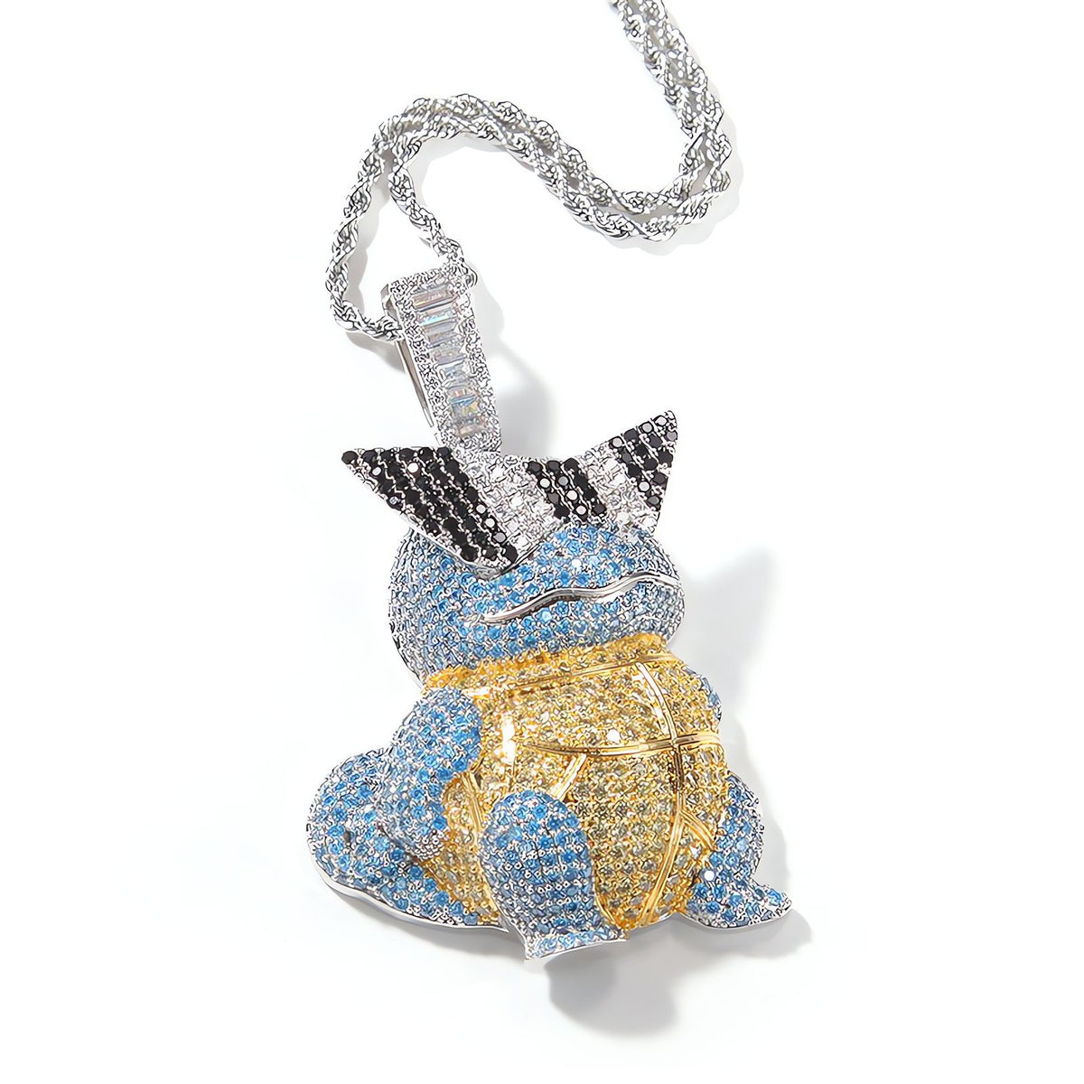 Squirtle pendant necklace in gold – photo 7