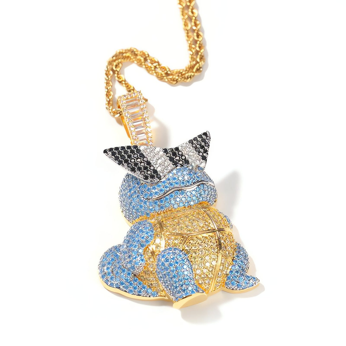 Squirtle pendant necklace in gold – Gold