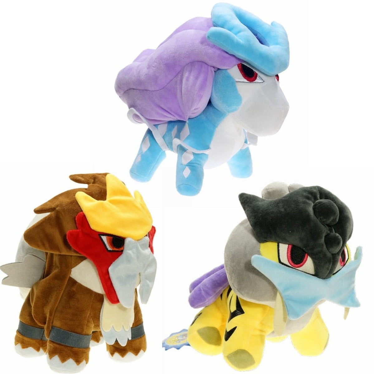 Suicune, Entei and Raikou plush toys – photo 2