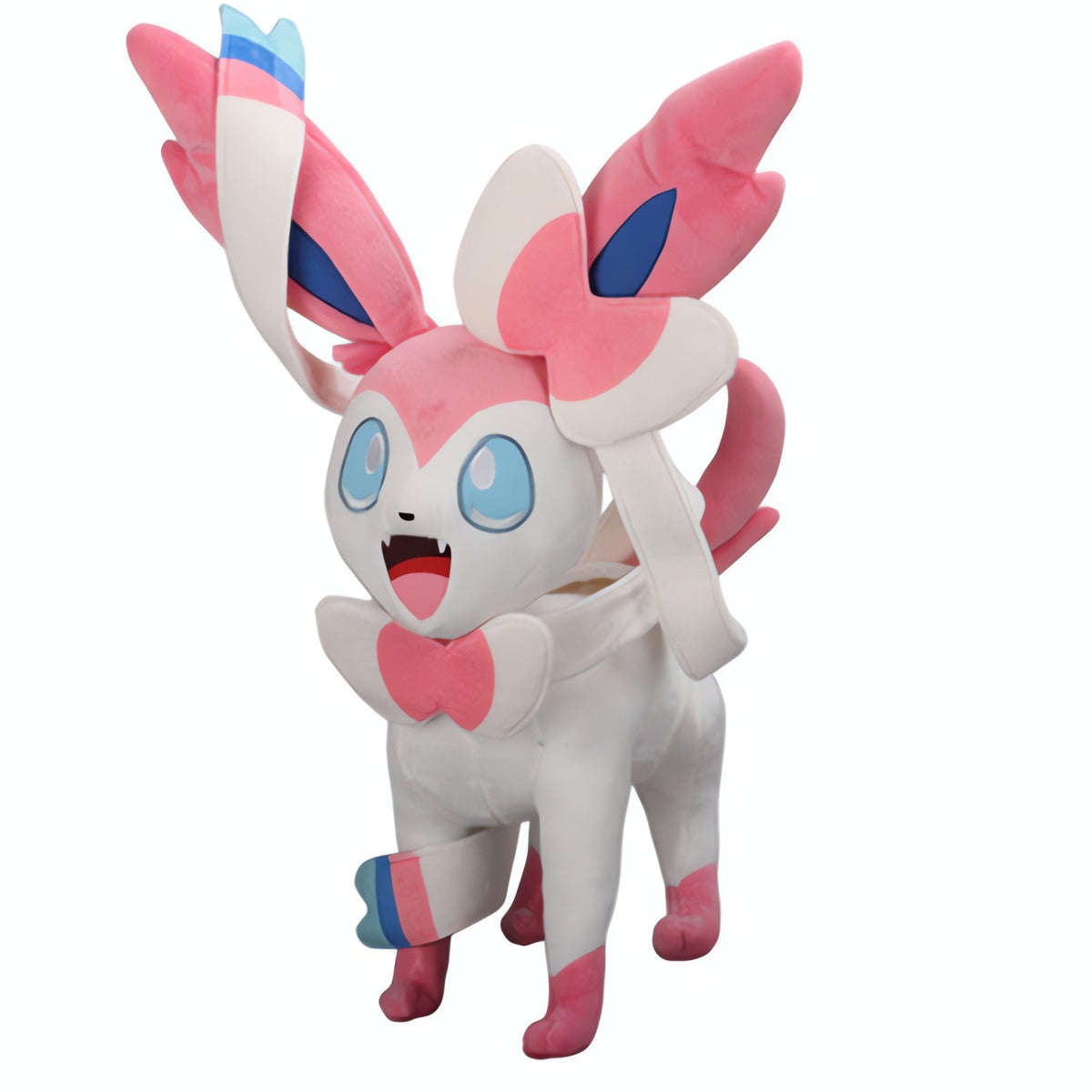 Sylveon plush toy in anime style, 30cm