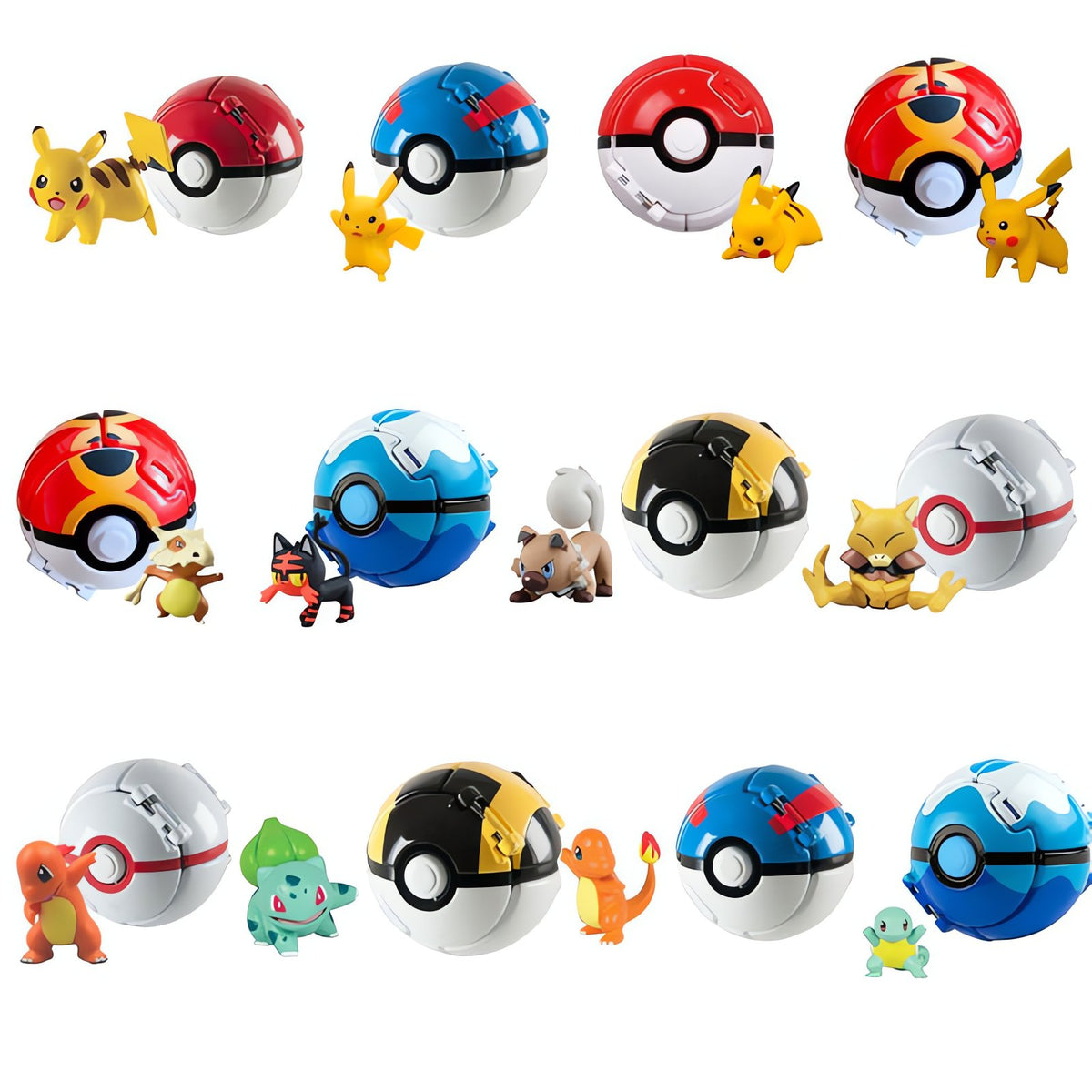 Throw 'n Pop Poké Ball with Abra figure