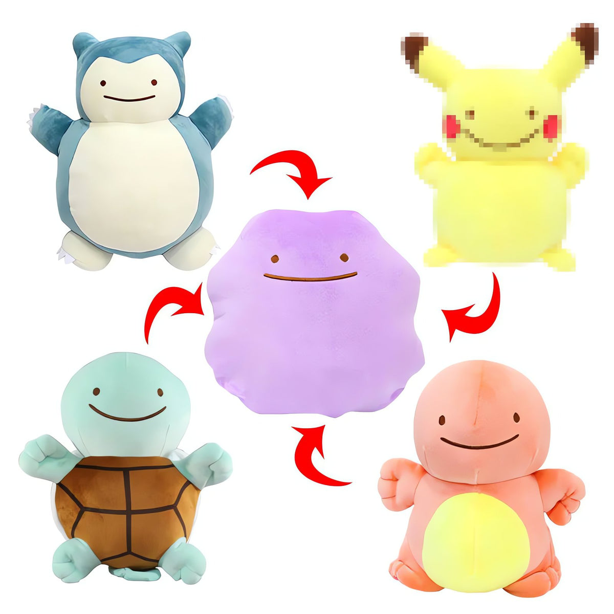 Transforming Ditto plush toy
