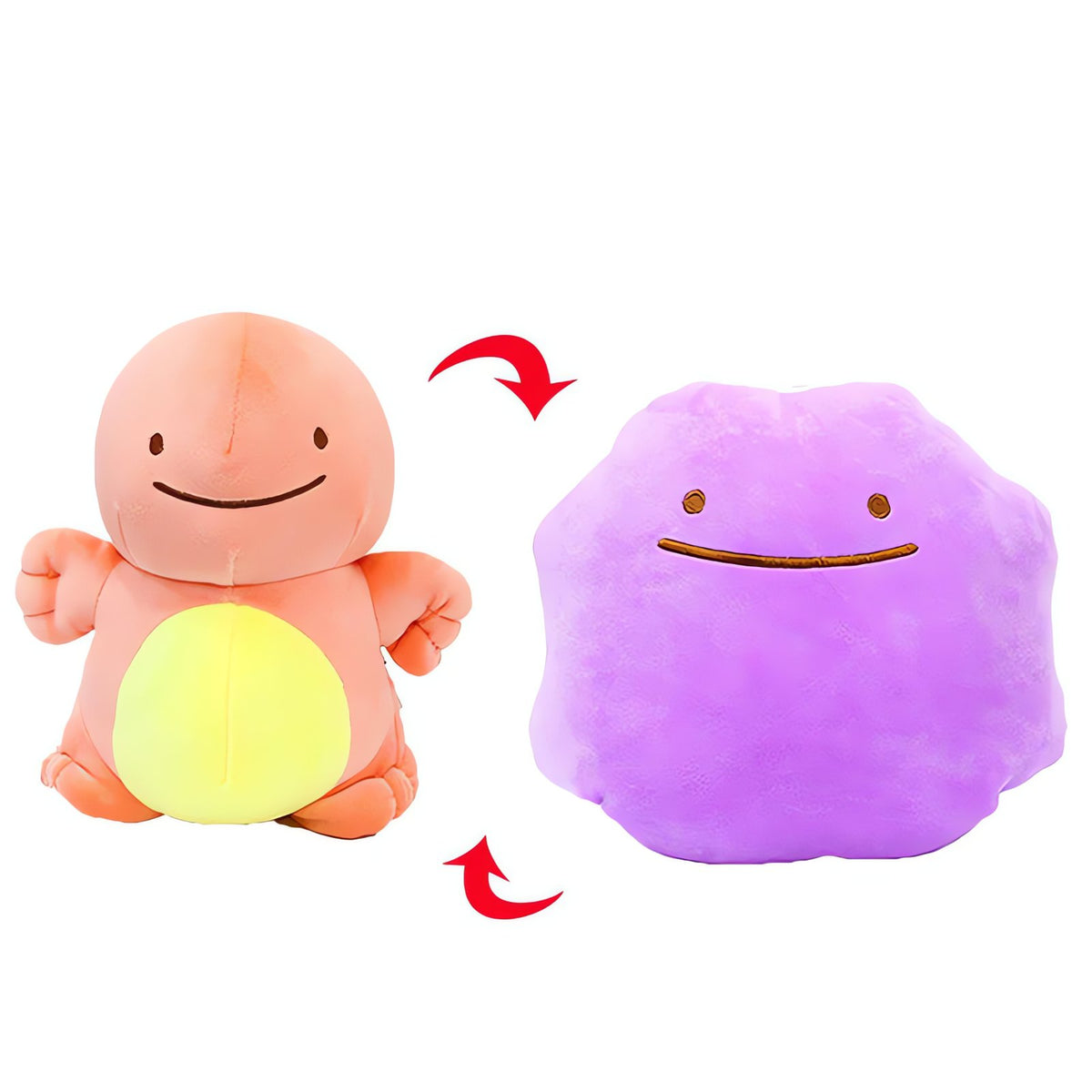 Transforming Ditto plush toy – Charmander