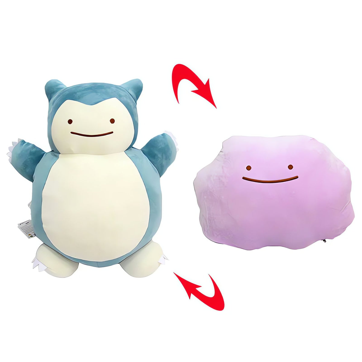 Transforming Ditto plush toy – Snorlax