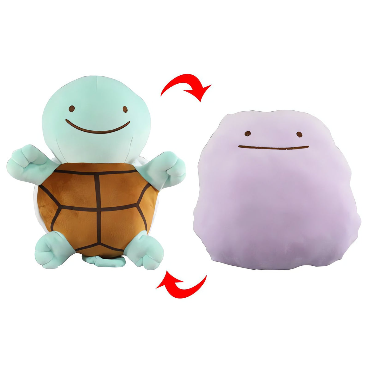Transforming Ditto plush toy – Squirtle